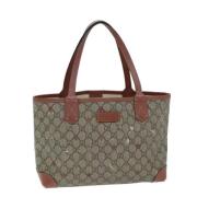 Gucci Vintage Pre-owned Laeder totevskor Beige, Dam