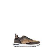 Alviero Martini 1a Classe Beige Geo Classic Sneakers Beige, Herr