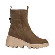 Wonders Stiliga Taupe Ankelboots för Kvinnor Gray, Dam