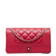 Chanel Vintage Pre-owned Laeder chanel-vskor Red, Dam