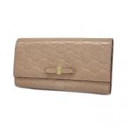 Gucci Vintage Pre-owned Laeder plnbcker Beige, Dam