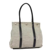 Prada Vintage Pre-owned Canvas prada-vskor Gray, Dam