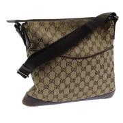 Gucci Vintage Pre-owned Canvas gucci-vskor Beige, Dam