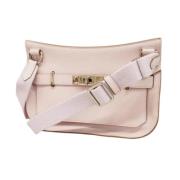 Hermès Vintage Pre-owned Tyg axelremsvskor Beige, Dam