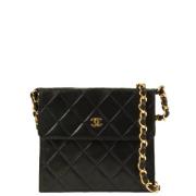 Chanel Vintage Pre-owned Tyg chanel-vskor Black, Dam