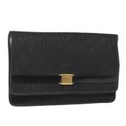 Dior Vintage Pre-owned Canvas kuvertvskor Black, Dam