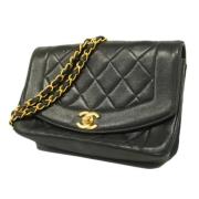 Chanel Vintage Pre-owned Laeder chanel-vskor Black, Dam