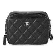 Chanel Vintage Pre-owned Laeder chanel-vskor Black, Dam