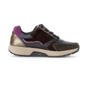 Gabor Rullande sneaker - Svart mix Multicolor, Dam