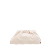 Bottega Veneta Vintage Pre-owned Laeder kuvertvskor White, Dam