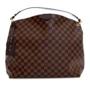 Louis Vuitton Vintage Pre-owned Canvas louis-vuitton-vskor Brown, Dam