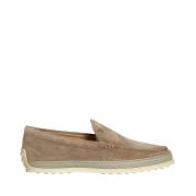 Tod's Beige Mocka Loafer Skor Beige, Herr