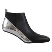 United Nude Silver geometrisk ankelboot Jacky X Black, Dam