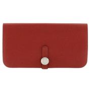 Hermès Vintage Pre-owned Laeder plnbcker Red, Dam