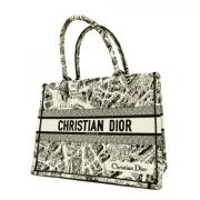 Dior Vintage Pre-owned Canvas dior-vskor White, Dam