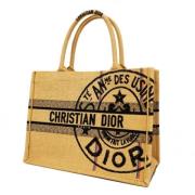 Dior Vintage Pre-owned Canvas dior-vskor Beige, Dam