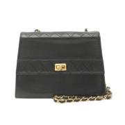 Chanel Vintage Pre-owned Laeder chanel-vskor Black, Dam