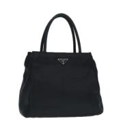 Prada Vintage Pre-owned Nylon prada-vskor Black, Dam