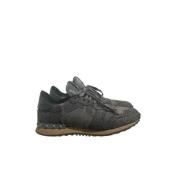 Valentino Vintage Pre-owned Canvas sneakers Gray, Herr