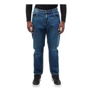 YES ZEE Blå Jeans 5-Ficka Regular Fit Blue, Herr