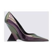 The Attico Holografiska Kilklack Pumps Brown, Dam