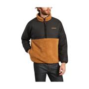 Penfield Bi-material jacka med fuskpäls Brown, Herr