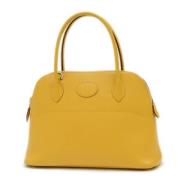 Hermès Vintage Pre-owned Laeder handvskor Yellow, Dam