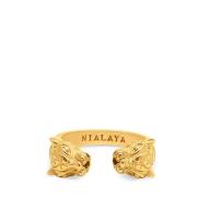 Nialaya Guld Panther Ring Yellow, Dam