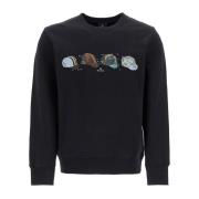 PS By Paul Smith Bomullscykel Sweatshirt Black, Herr