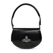 Vivienne Westwood Läder axelväska Black, Dam