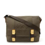 Louis Vuitton Vintage Pre-owned Canvas axelremsvskor Brown, Herr