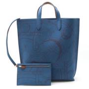 Hermès Vintage Pre-owned Canvas totevskor Blue, Dam