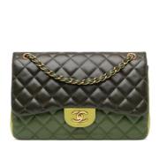 Chanel Vintage Pre-owned Laeder chanel-vskor Green, Dam