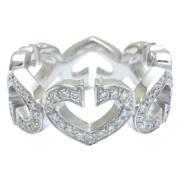 Cartier Vintage Pre-owned Metall ringar White, Dam