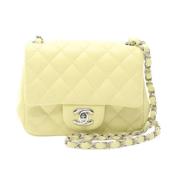 Chanel Vintage Pre-owned Laeder chanel-vskor Yellow, Dam