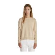 Kujten Beige Cashmere Amelie Sweater Beige, Dam