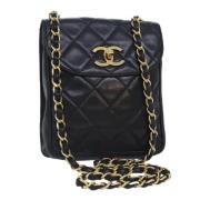 Chanel Vintage Pre-owned Laeder chanel-vskor Black, Dam