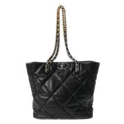 Chanel Vintage Pre-owned Laeder chanel-vskor Black, Dam