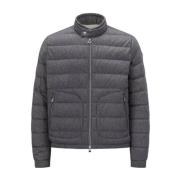 Moncler Ljusgrå dunjacka Acorus stil Gray, Herr