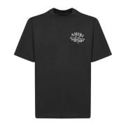 Amiri Svart Grafisk T-shirt Black, Herr