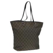 Gucci Vintage Pre-owned Canvas gucci-vskor Black, Dam