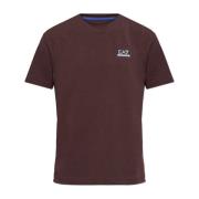 Emporio Armani EA7 T-shirt med tryckt logotyp Brown, Herr