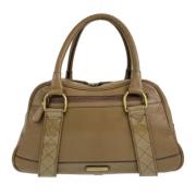 Burberry Vintage Pre-owned Laeder handvskor Brown, Dam