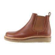 Nature Footwear Gry Stövel Vaxat Läder Brown, Dam