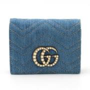 Gucci Vintage Pre-owned Canvas plnbcker Blue, Dam