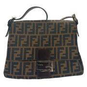 Fendi Vintage Pre-owned Canvas fendi-vskor Brown, Dam