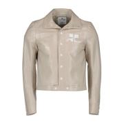 Courrèges Vinyljacka Återutgåva Herrstil Beige, Herr