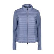 Moncler Quiltad Bicolor Jacka för Kvinnor Blue, Dam