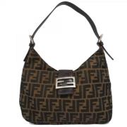 Fendi Vintage Pre-owned Nylon fendi-vskor Brown, Dam