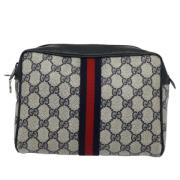 Gucci Vintage Pre-owned Canvas gucci-vskor Beige, Dam